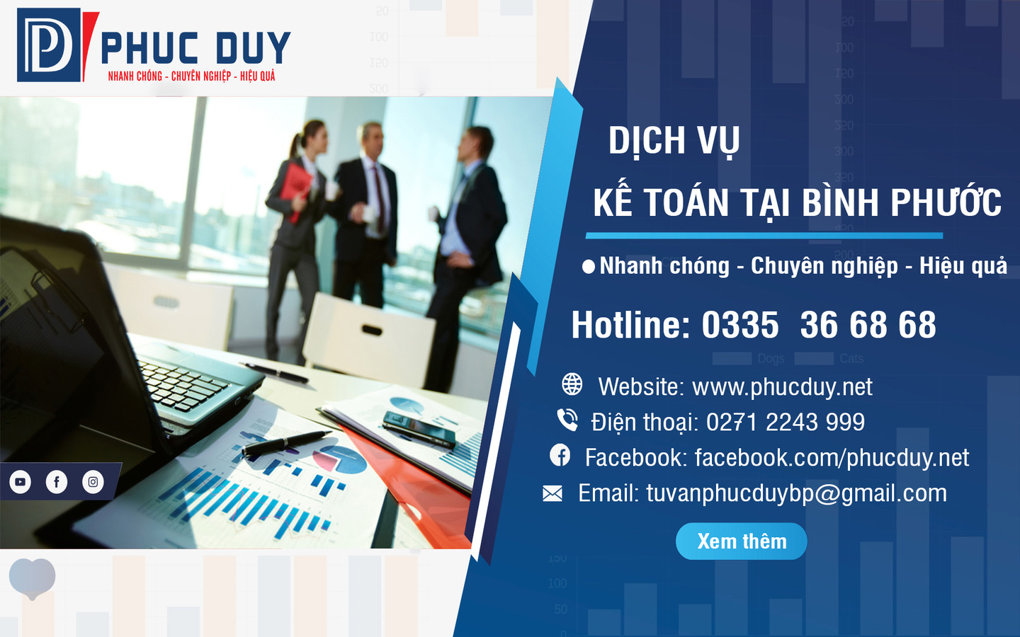 Dịch vụ kế toán chuyên nghiệp tại Bình Phước 