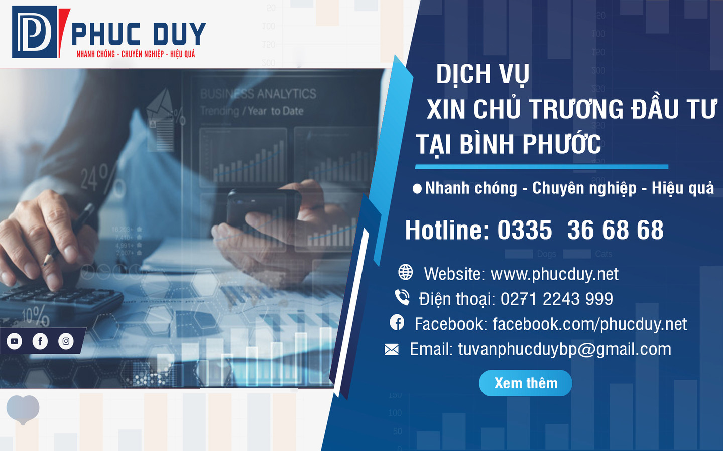 chủ trương đầu tư tại Bình Phước