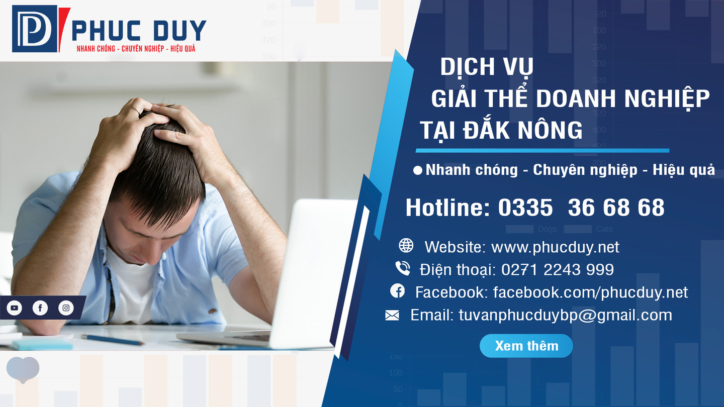 Thủ tục giải thể doanh nghiệp tại Đắk Nông