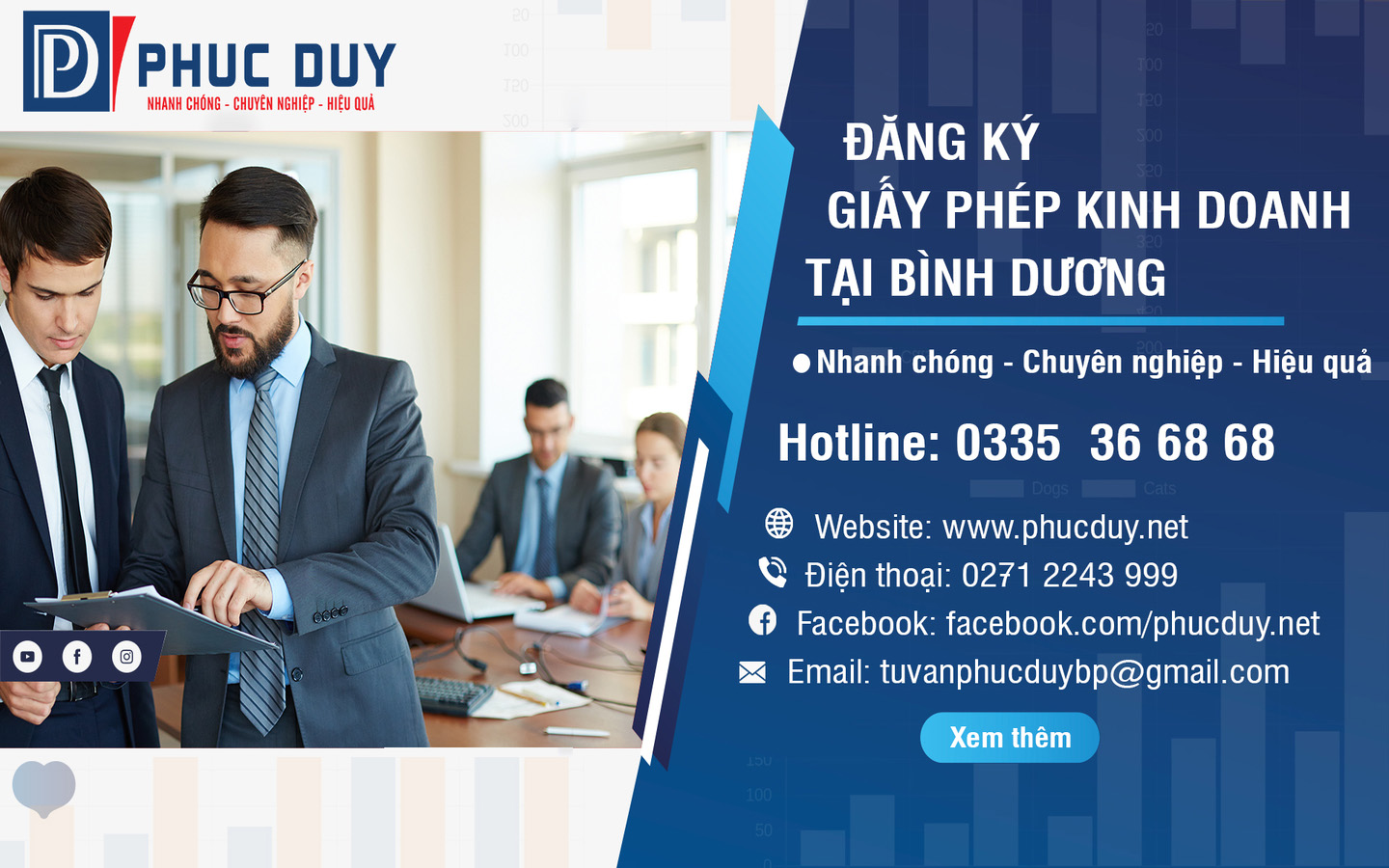 đăng ký giấy phép kinh doanh PHÚC DUY tại Bình Dương