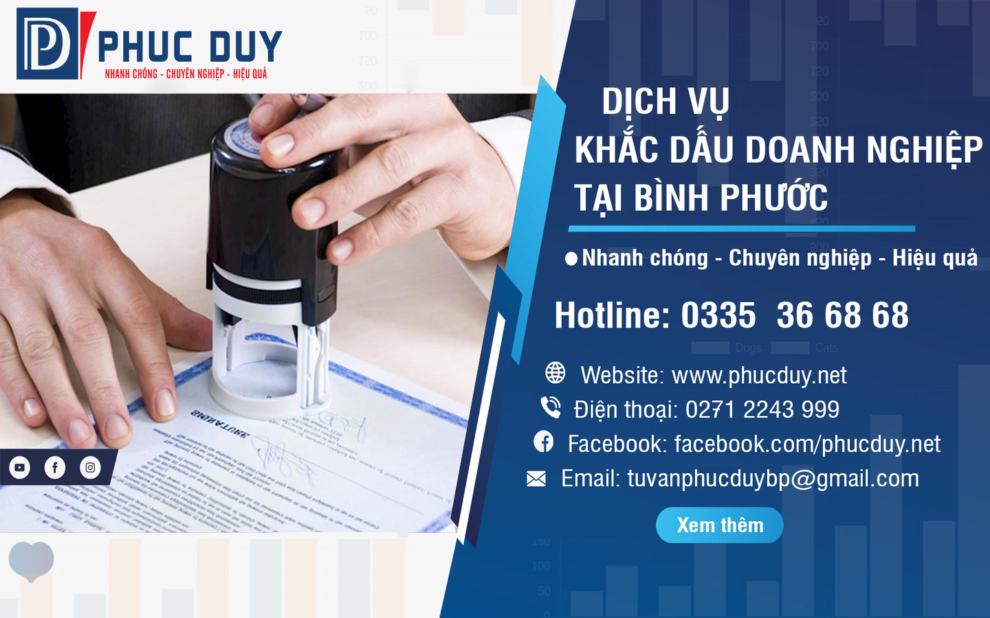 khắc dấu doanh nghiệp CTY PHÚC DUY