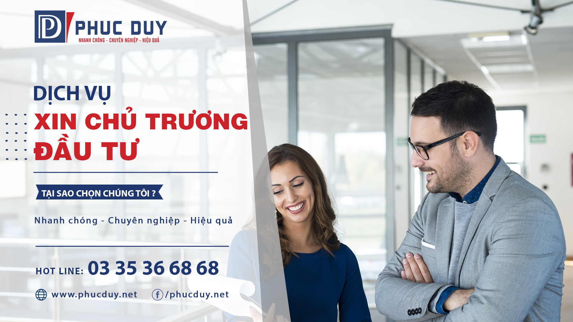 xin chủ trương đầu tư của PHÚC DUY