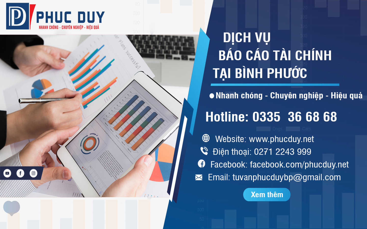 báo cáo tài chính của CTY PHÚC DUY