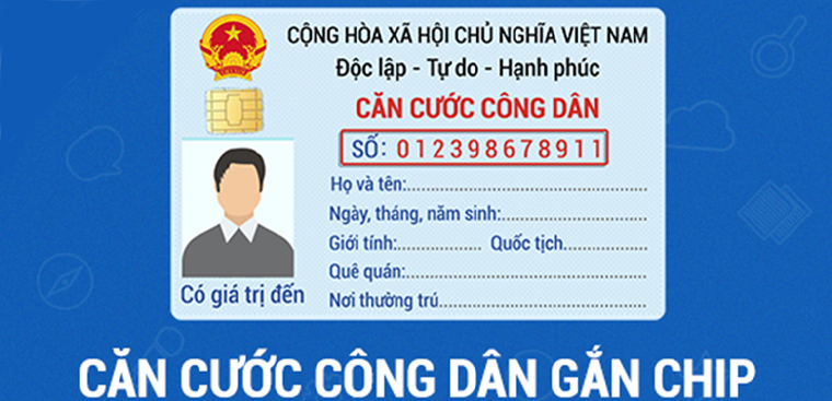 CCCD gắn chip tại Bình Dương