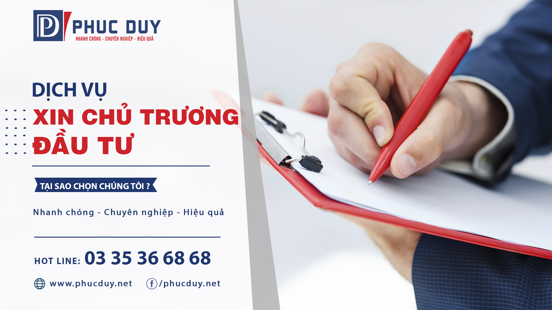 xin cấp chủ trương đầu tư