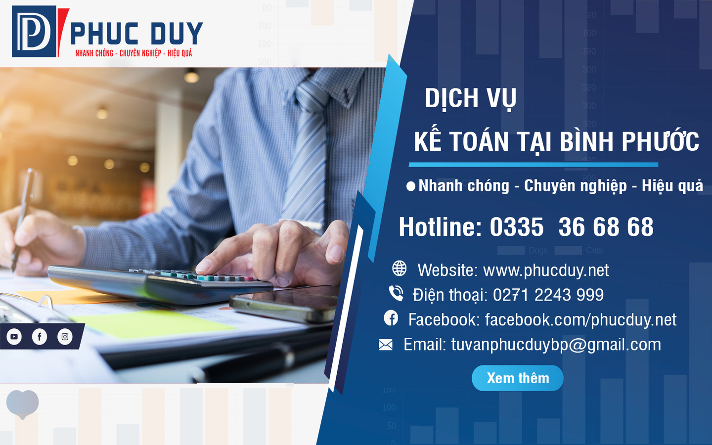 Chức năng dịch vụ kế toán thuế của Cty PHÚC DUY