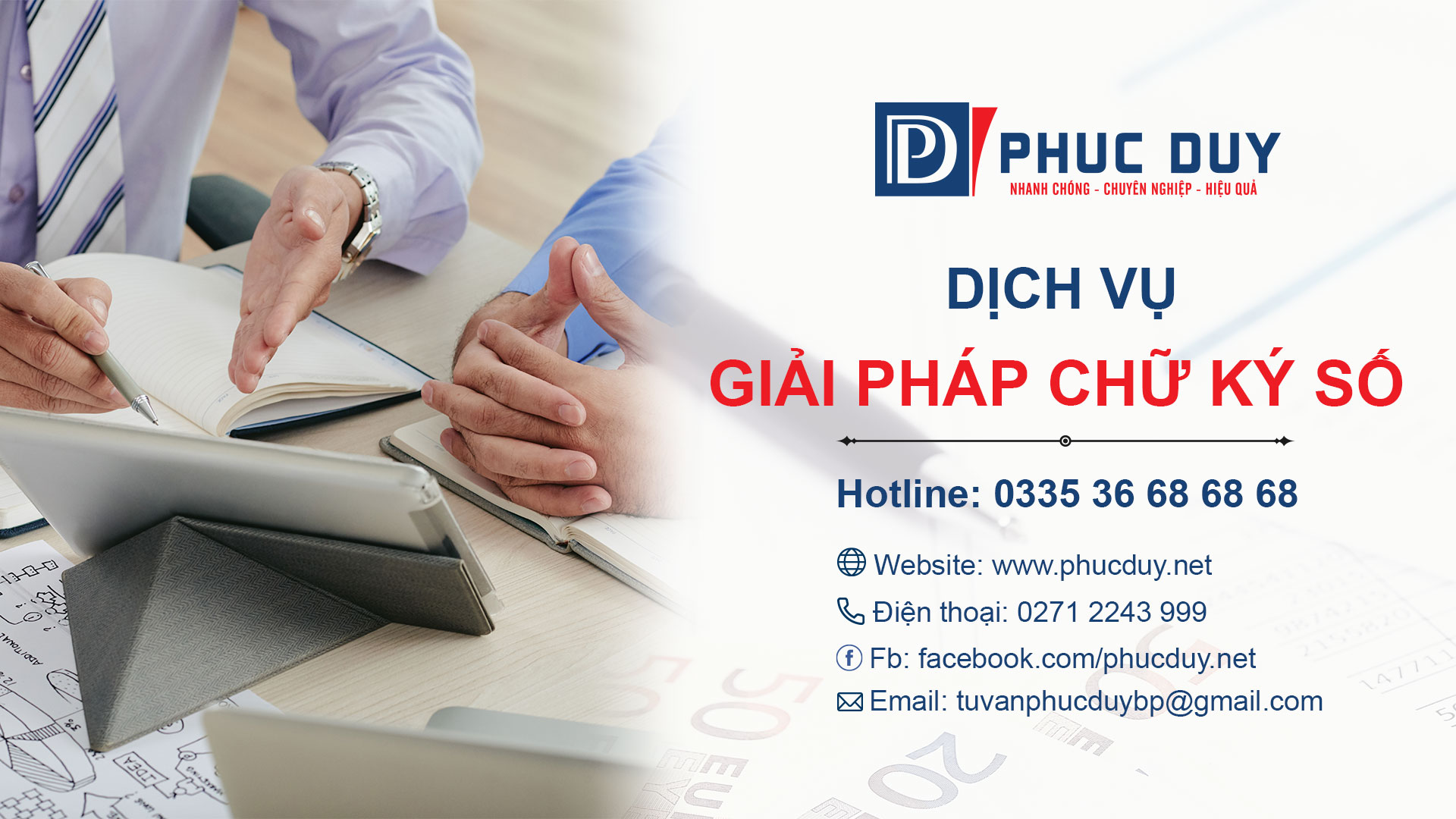 Giải pháp chữ ký số của PHÚC DUY
